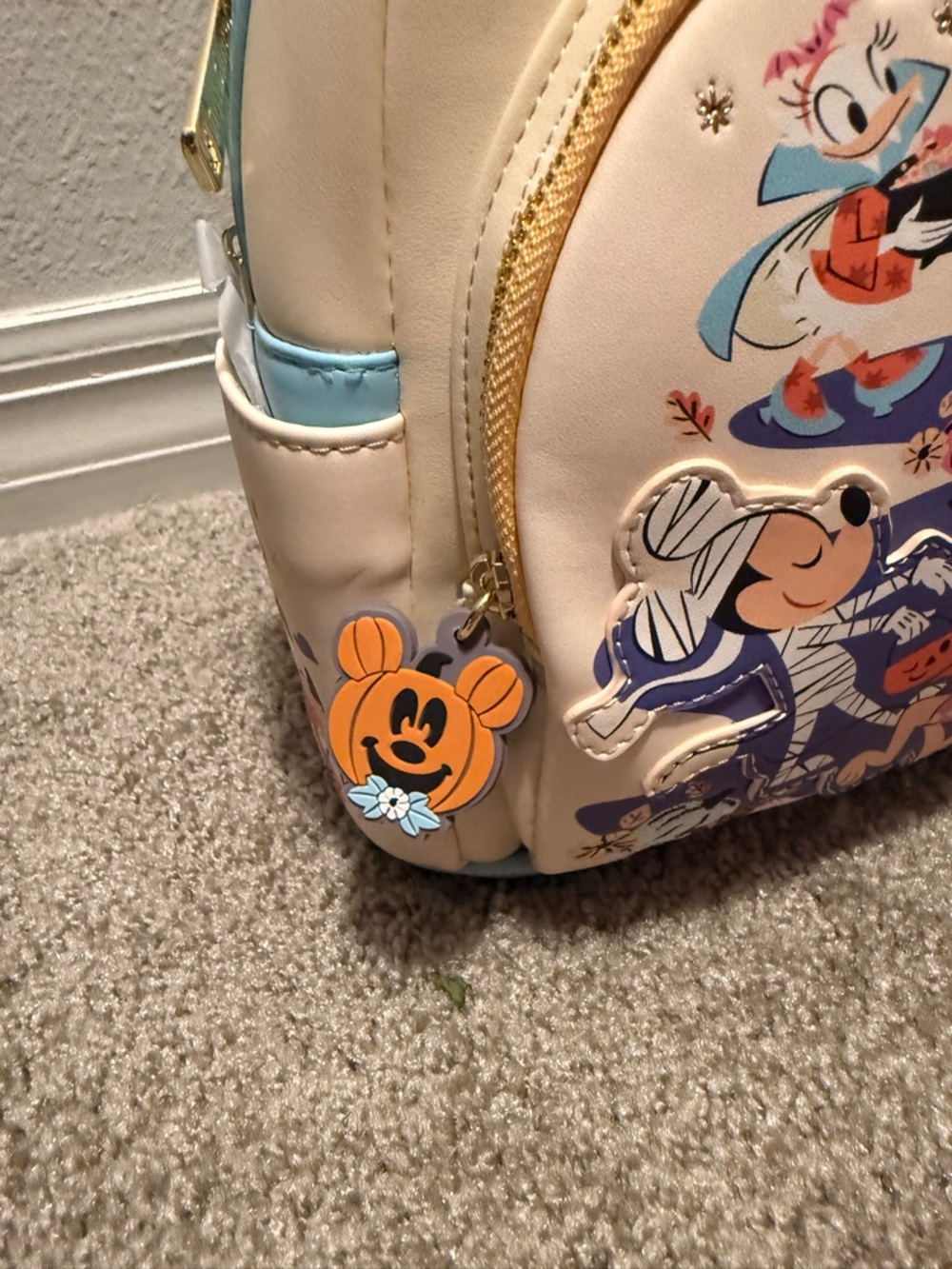 Mickey & Friends Halloween Costume Mini Backpack NWT - Picture 2 of 7